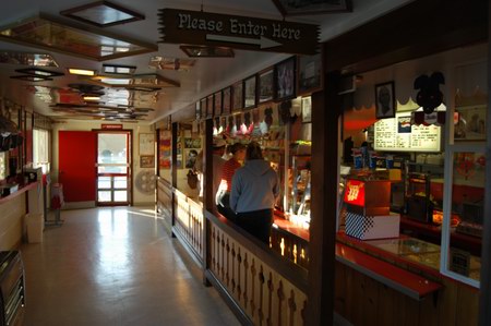 Cherry Bowl Drive-In Theatre - INSIDE SNACK BAR
